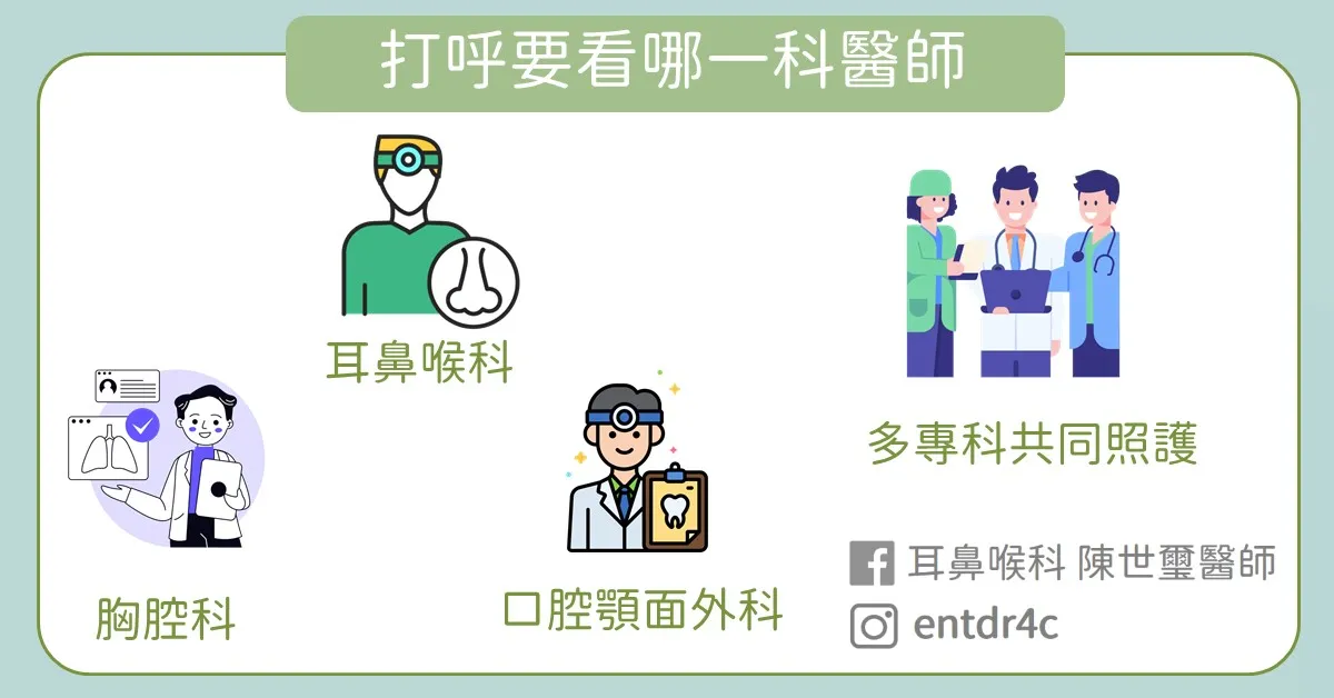 打呼要看哪一科醫師